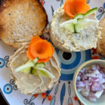 Vinete bine bătute cu humus (300g)